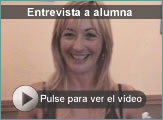 Pulse en la imagen para ver la entrevista a la alumna del taller